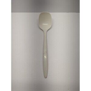 Vintage Hutzler Melamine Serving Spoon White Utensil #526‎
